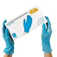 Перчатки одноразовые винило-нитрил L, 100 шт 